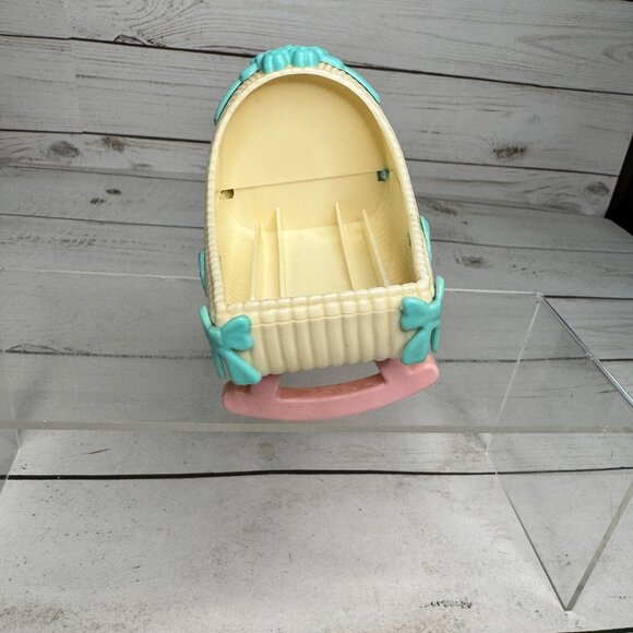 Tomy Cabbage Patch Kids Wind-Up Toy Lot of 5 Rocking Horse Swing Cradle Figures - Picture 5 of 16